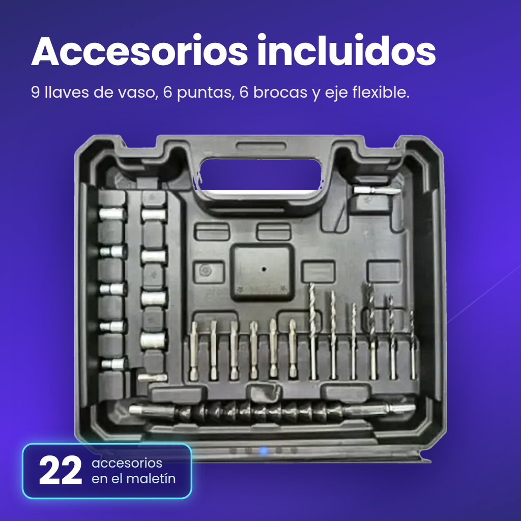 TALADRO ATORNILLADOR  INALAMBRICO 18V