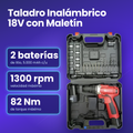 TALADRO ATORNILLADOR  INALAMBRICO 18V