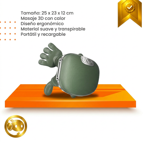 MASAJEADOR TORTUGA ELÉCTRICO PORTÁTIL